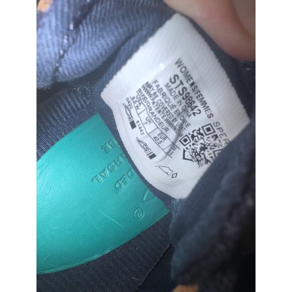 Sperry Crest Vibe Lace Up Navy Blue Canvas Sneaker Women's Size 7.5 - Picture 8 of 15